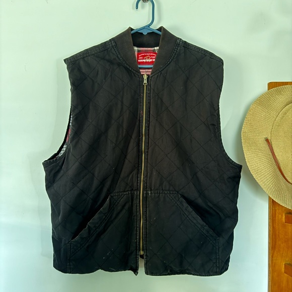 Vintage Marlboro Country Store Red Barn Coat Jacket Leather Trim - Picture 3 of 15